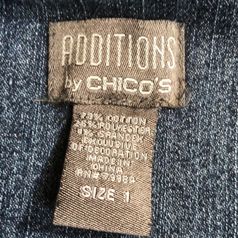 DONATED!!!Additions by Chico's denim casual jacket - Picture 5 of 6